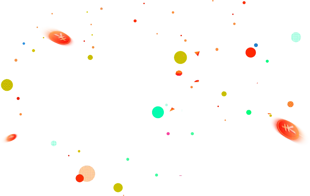 Colorful Confetti Sprinkles for Celebration Background