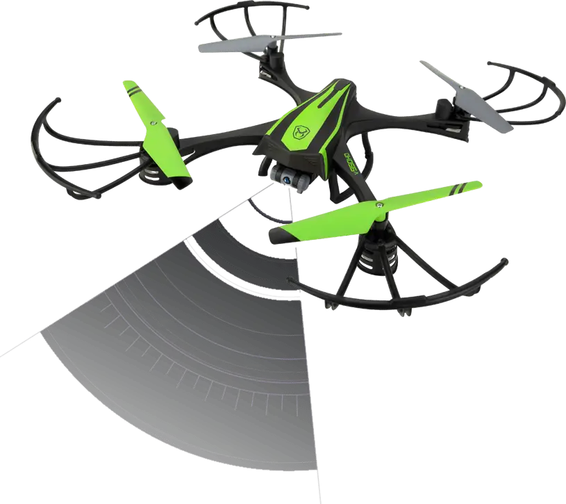 Advanced Green Drone with Camera