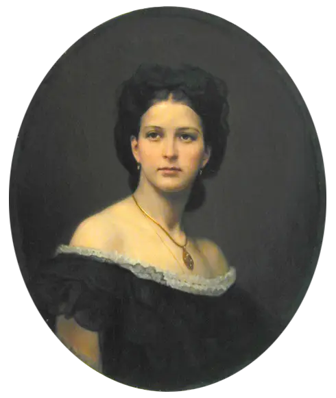 Classical Portrait Painting of a Woman