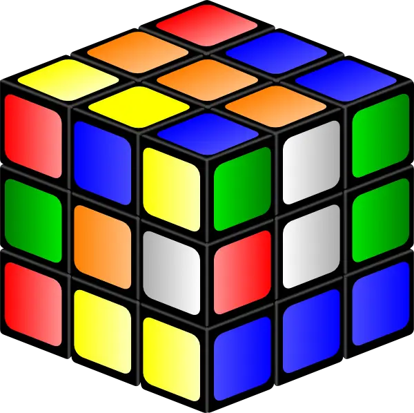 Colorful Rubik&#039;s Cube Puzzle Toy