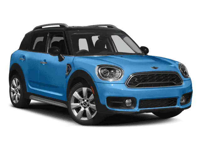 Blue SUV Car Side View