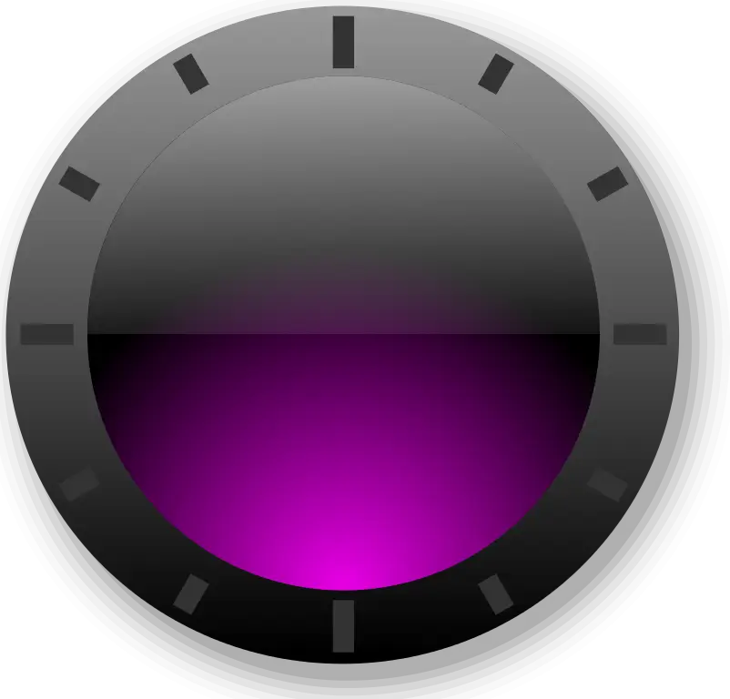 Modern Circular Control Knob