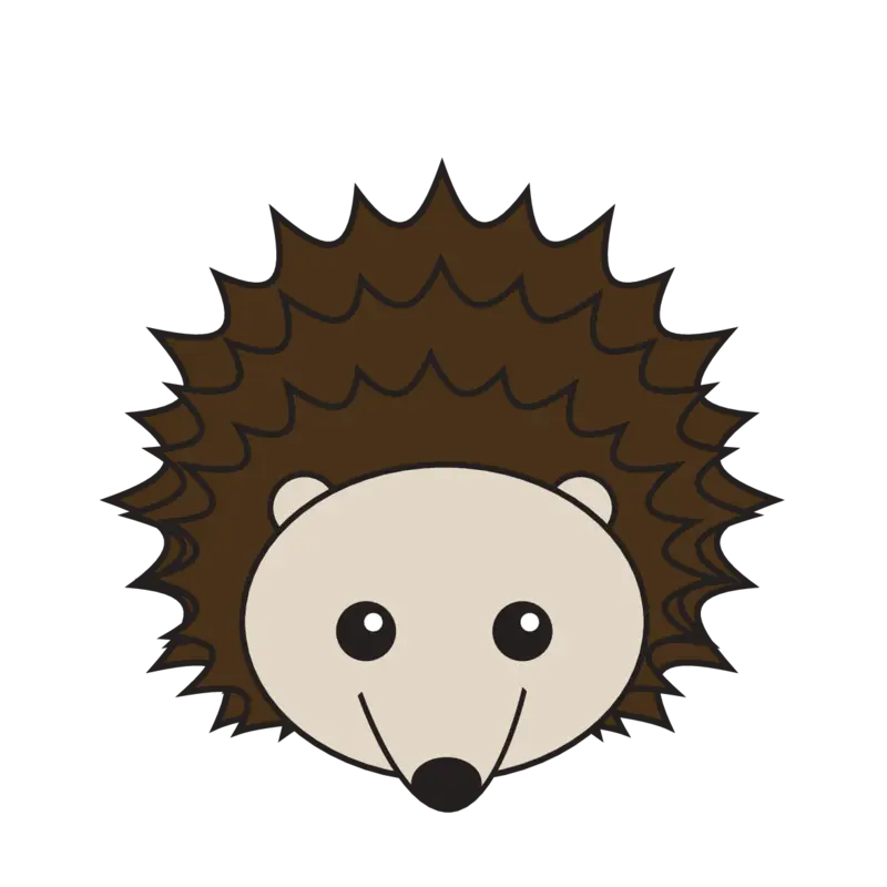 Cute Hedgehog Illustration