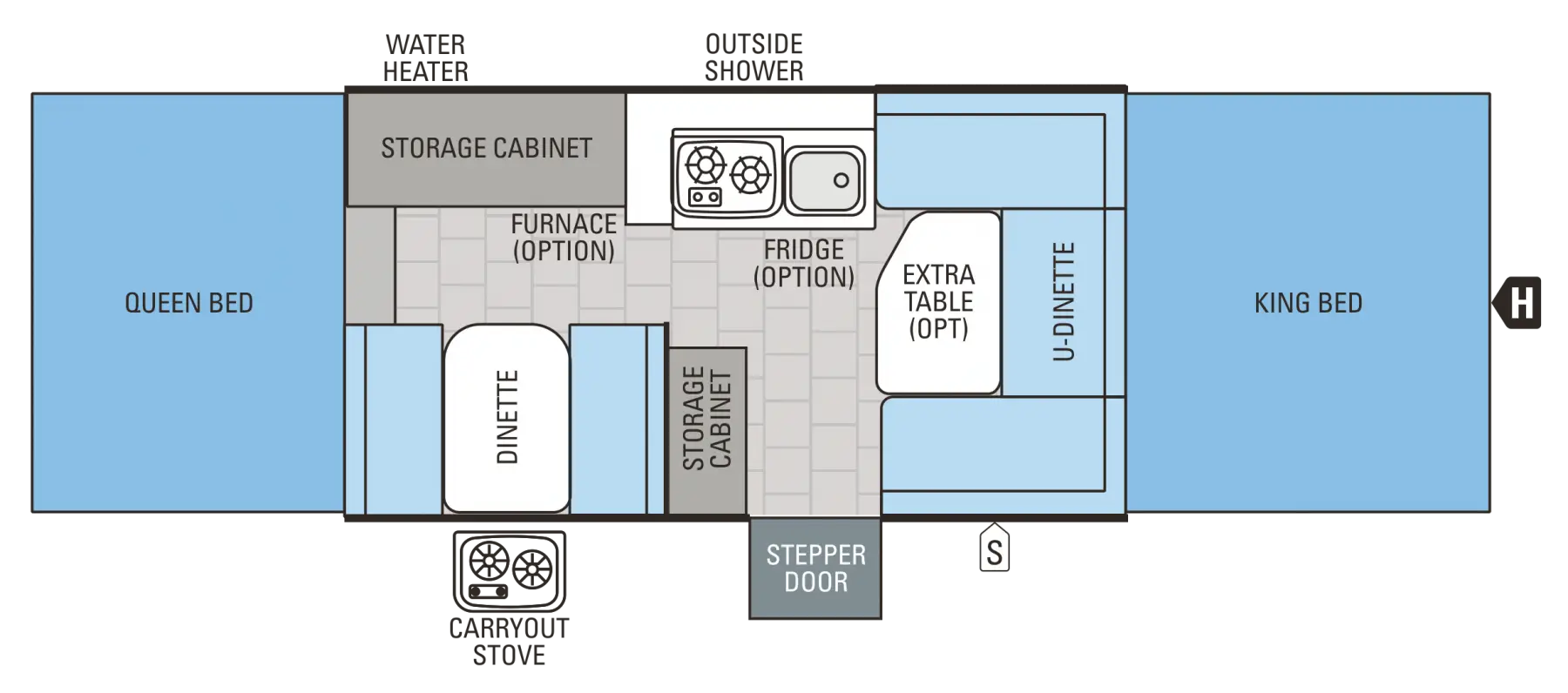 Camper Layout Plan