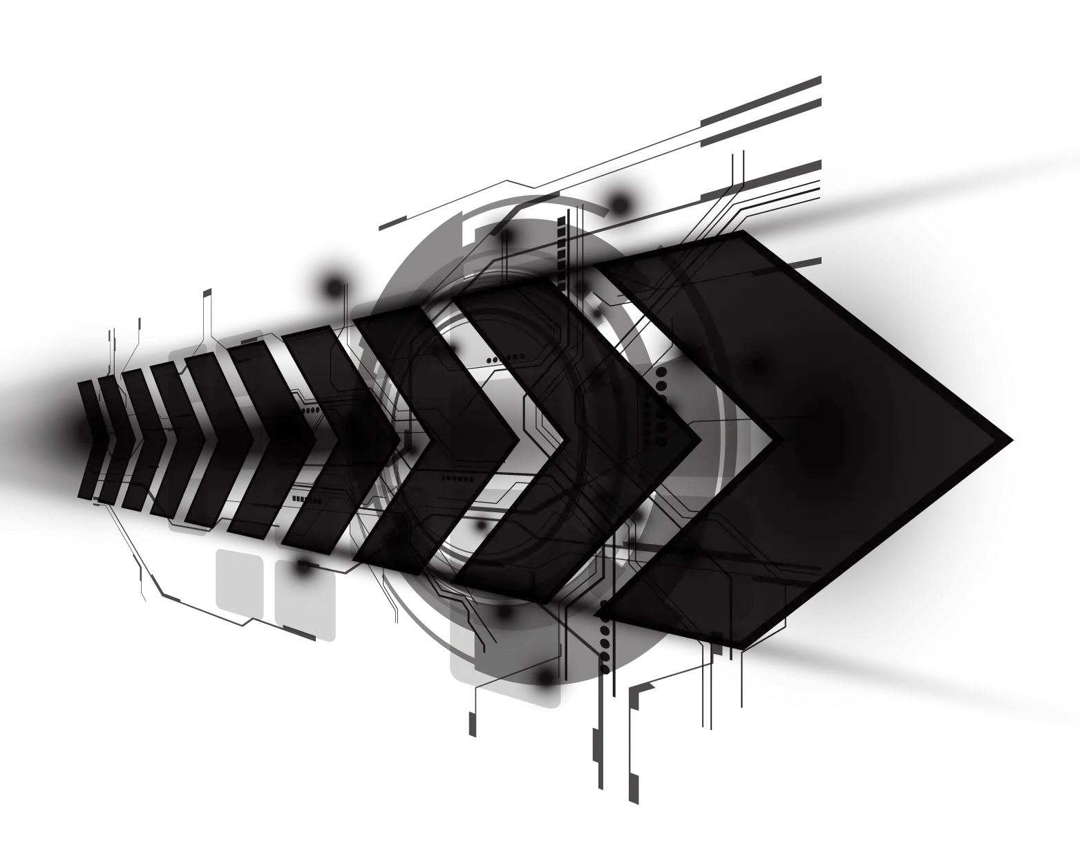 Black Arrows Graphic