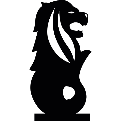 Black Lion Silhouette