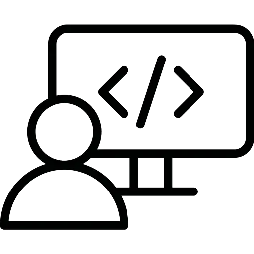 Coding Icon Representing Programming