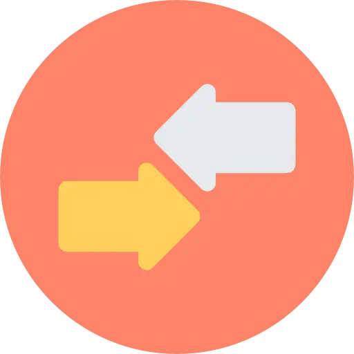 Bidirectional Arrows in Circle