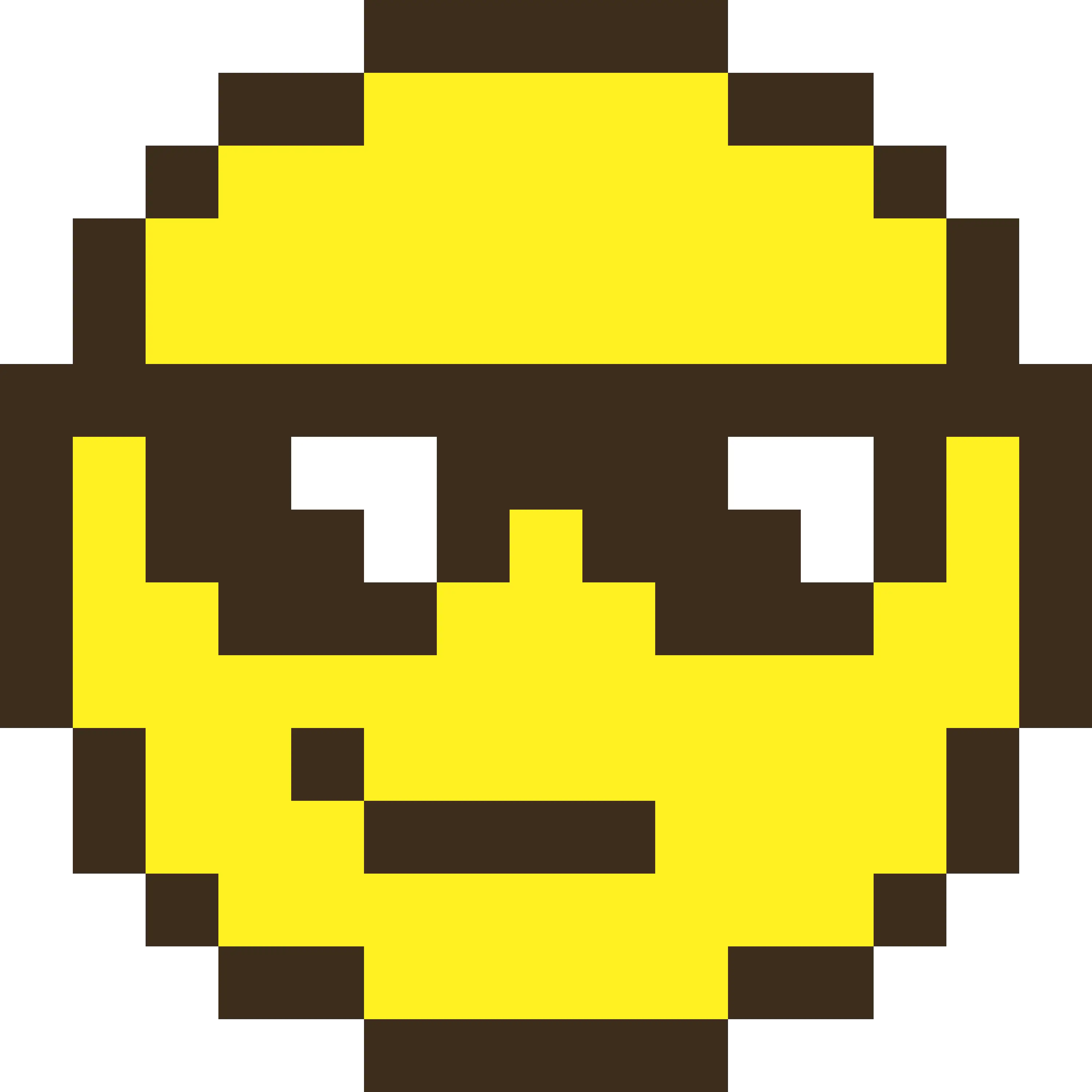 Cool Pixelated Emoji with Sunglasses