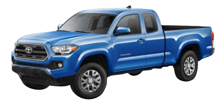 Blue Utility Pickup Truck