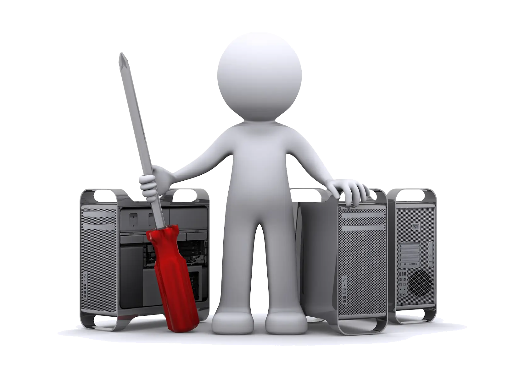 Maintenance Worker Figure with Tools