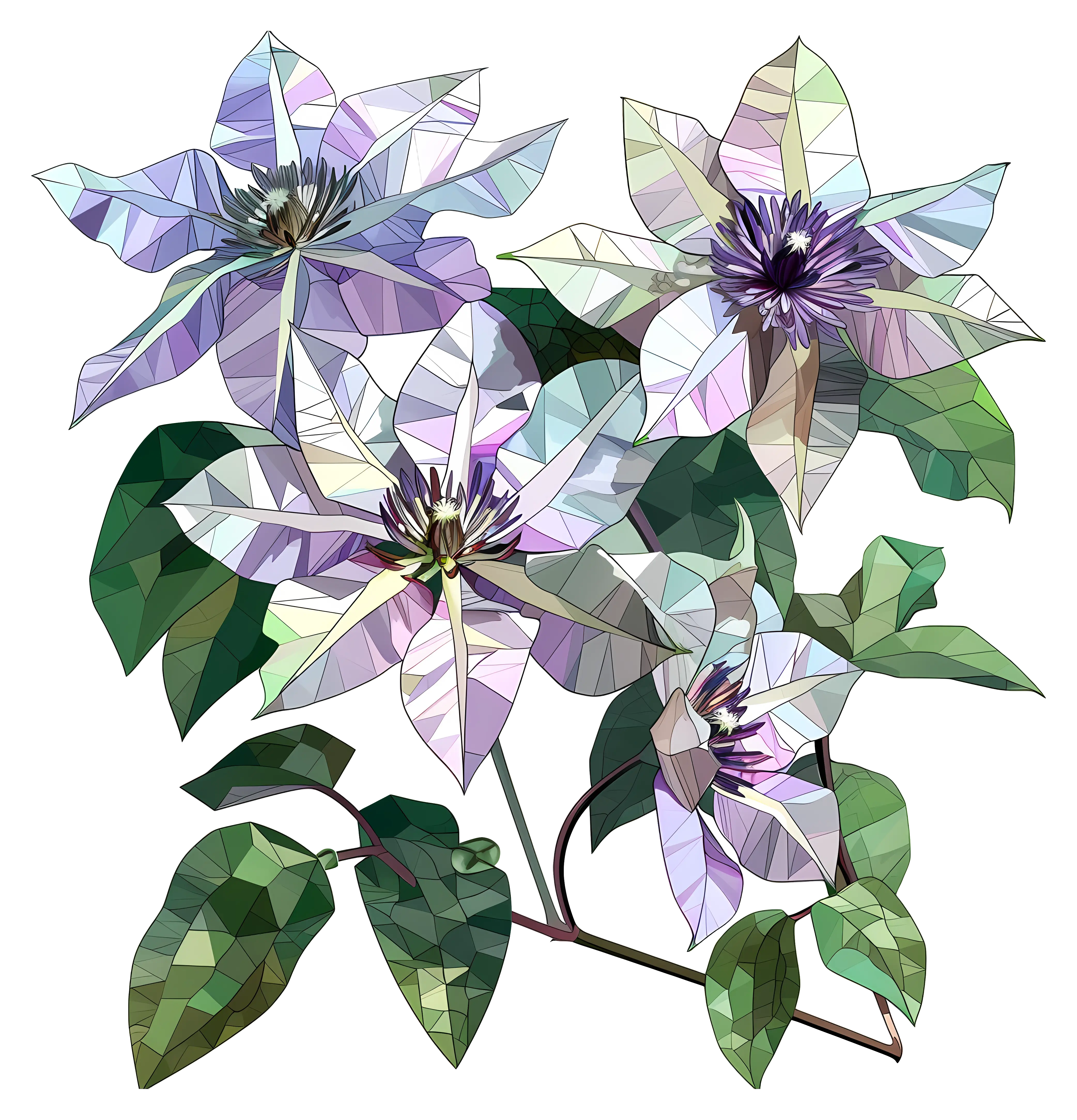 Polygonal Flowers