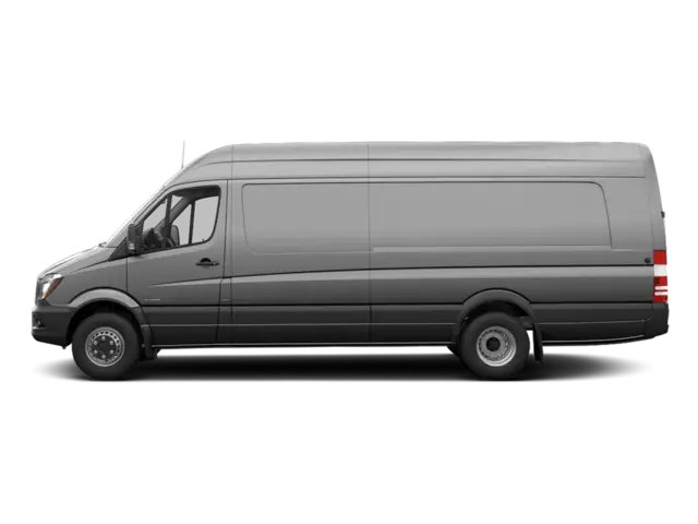 Grey Cargo Van Illustration