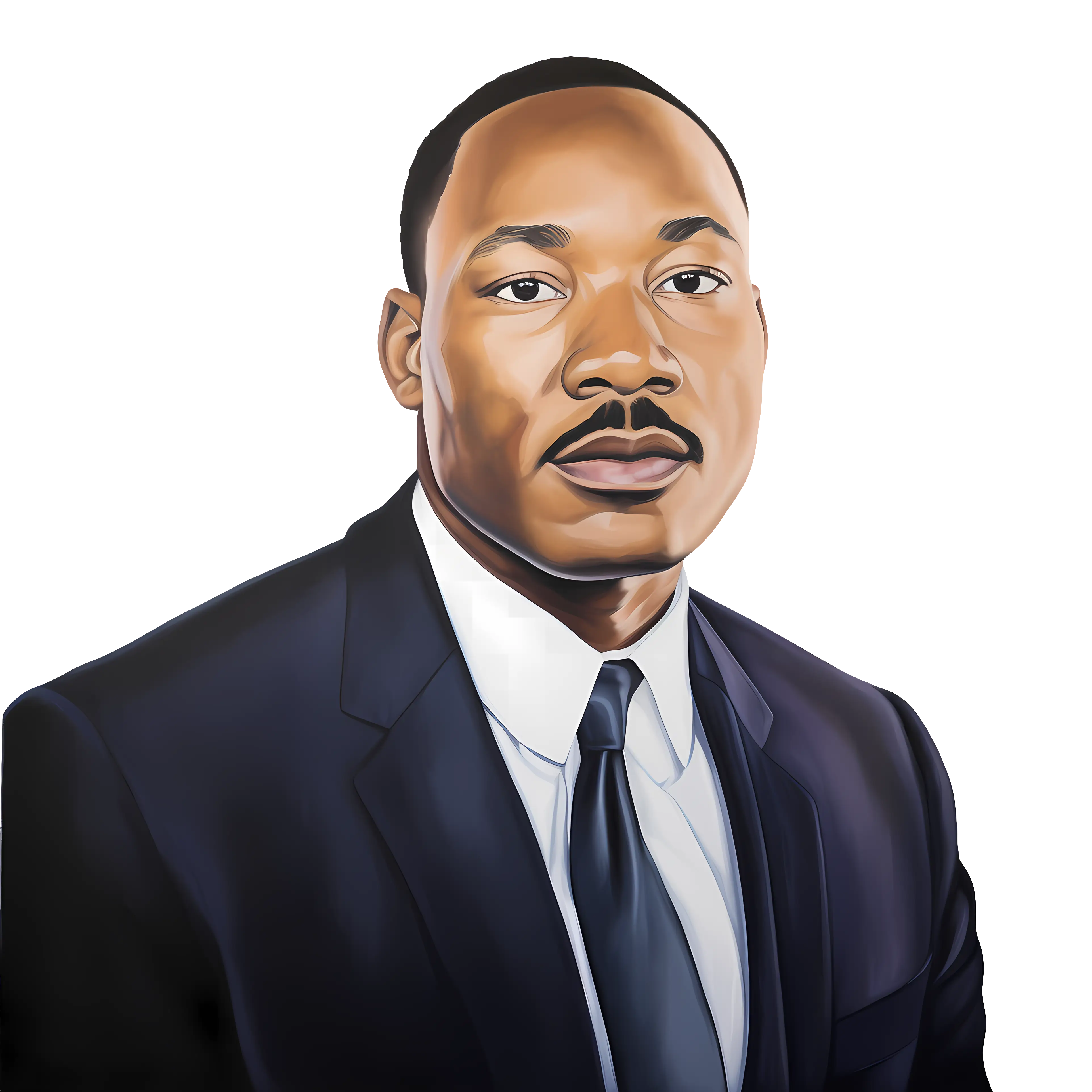 Portrait Illustration of a Man in a Suit