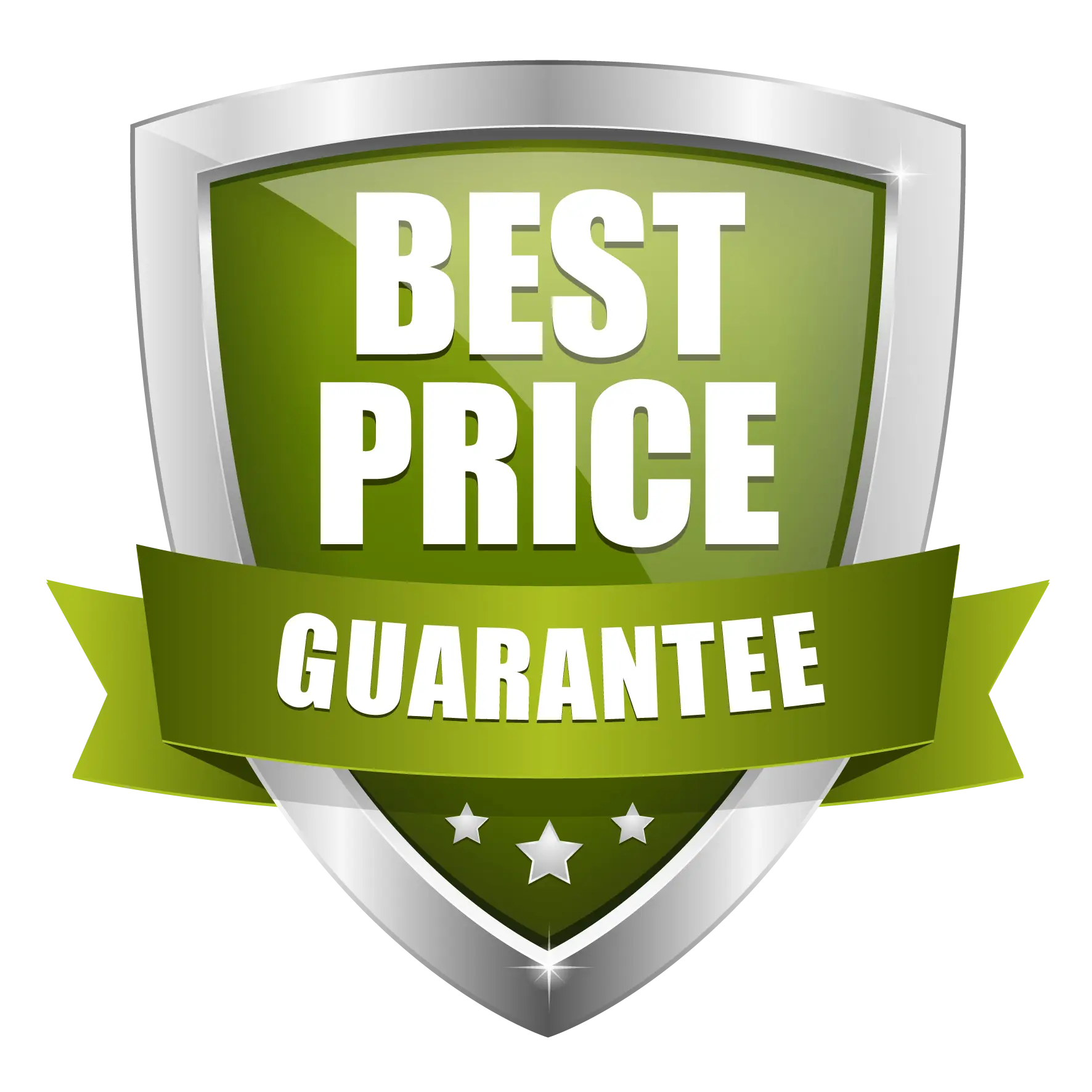 Green Best Price Guarantee Badge