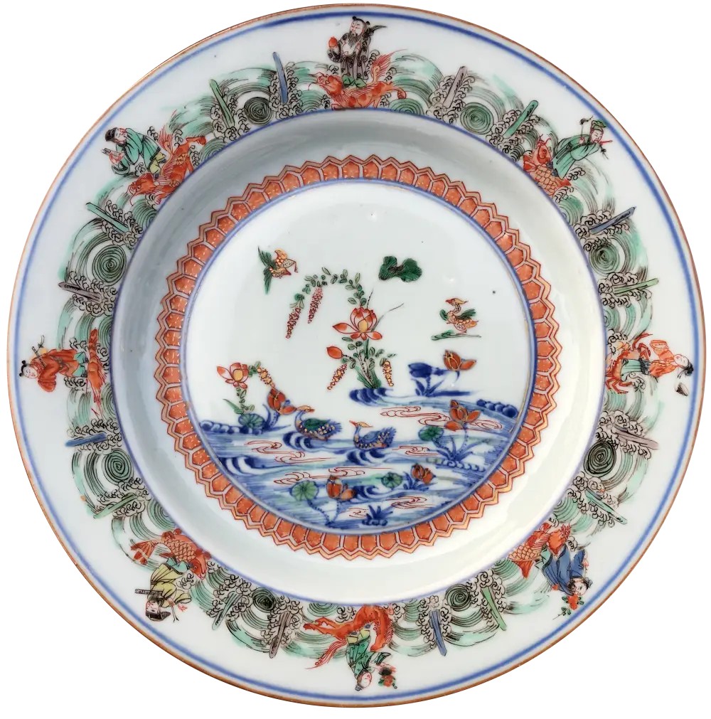 Ornamental Hand-Painted Plate