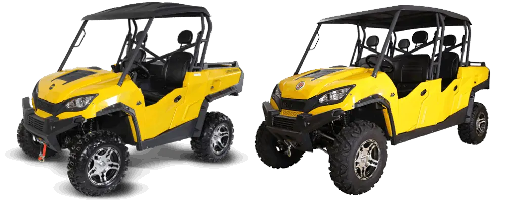 Yellow All-Terrain Vehicles