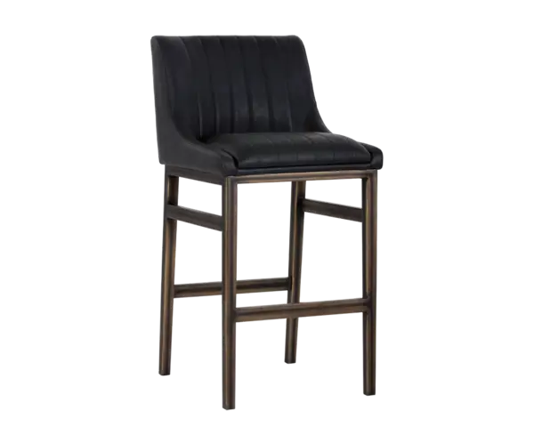 Black Modern Bar Stool Chair