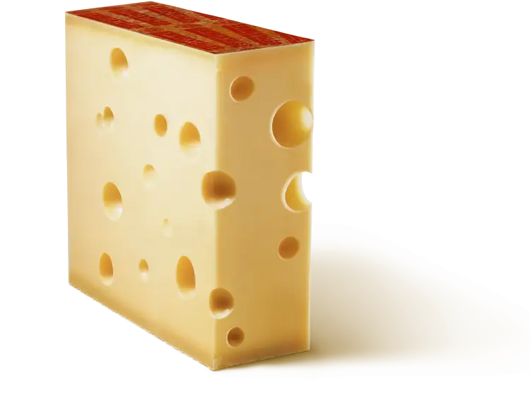 Creamy Block of Swiss Cheese
