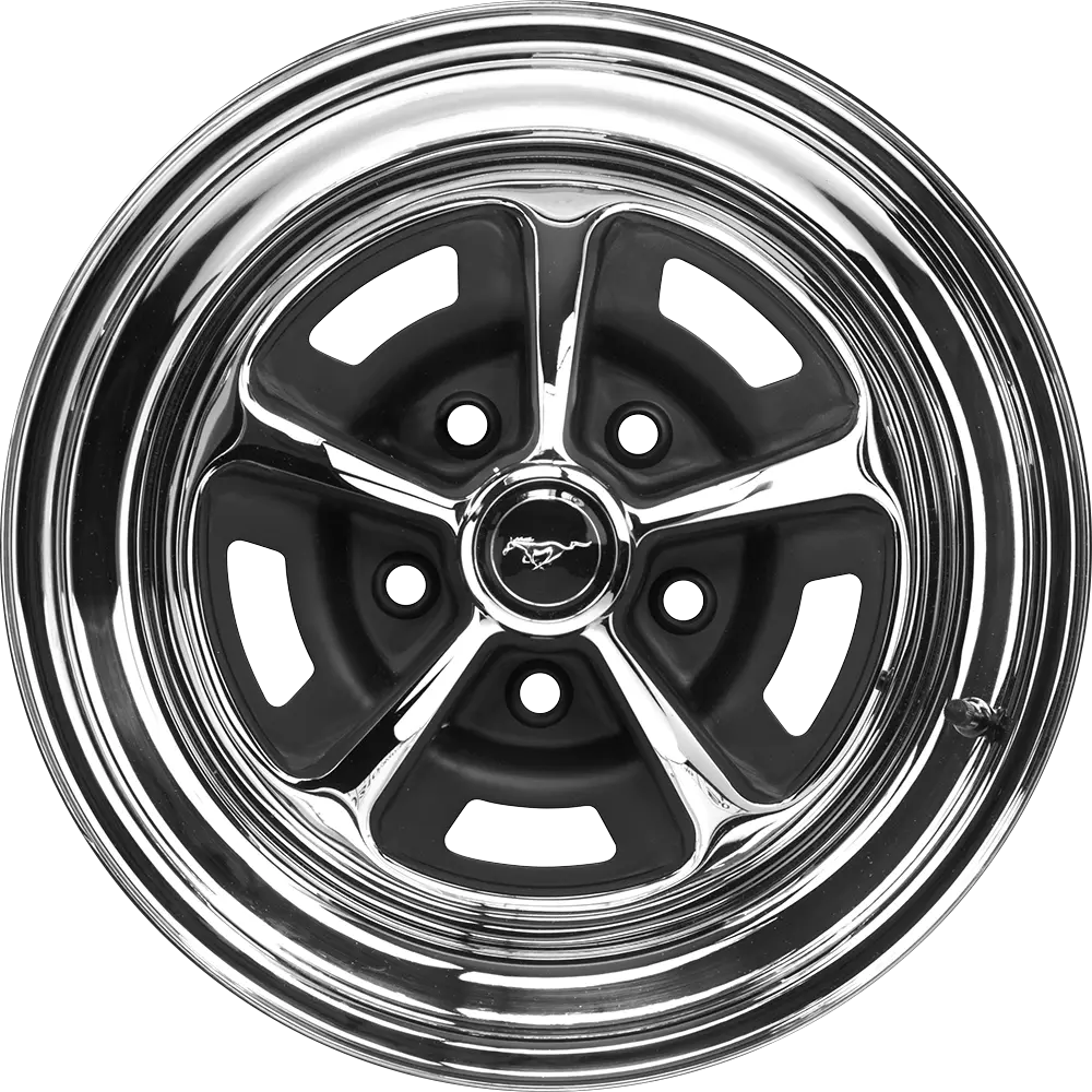 Shiny Chrome Car Wheel Design