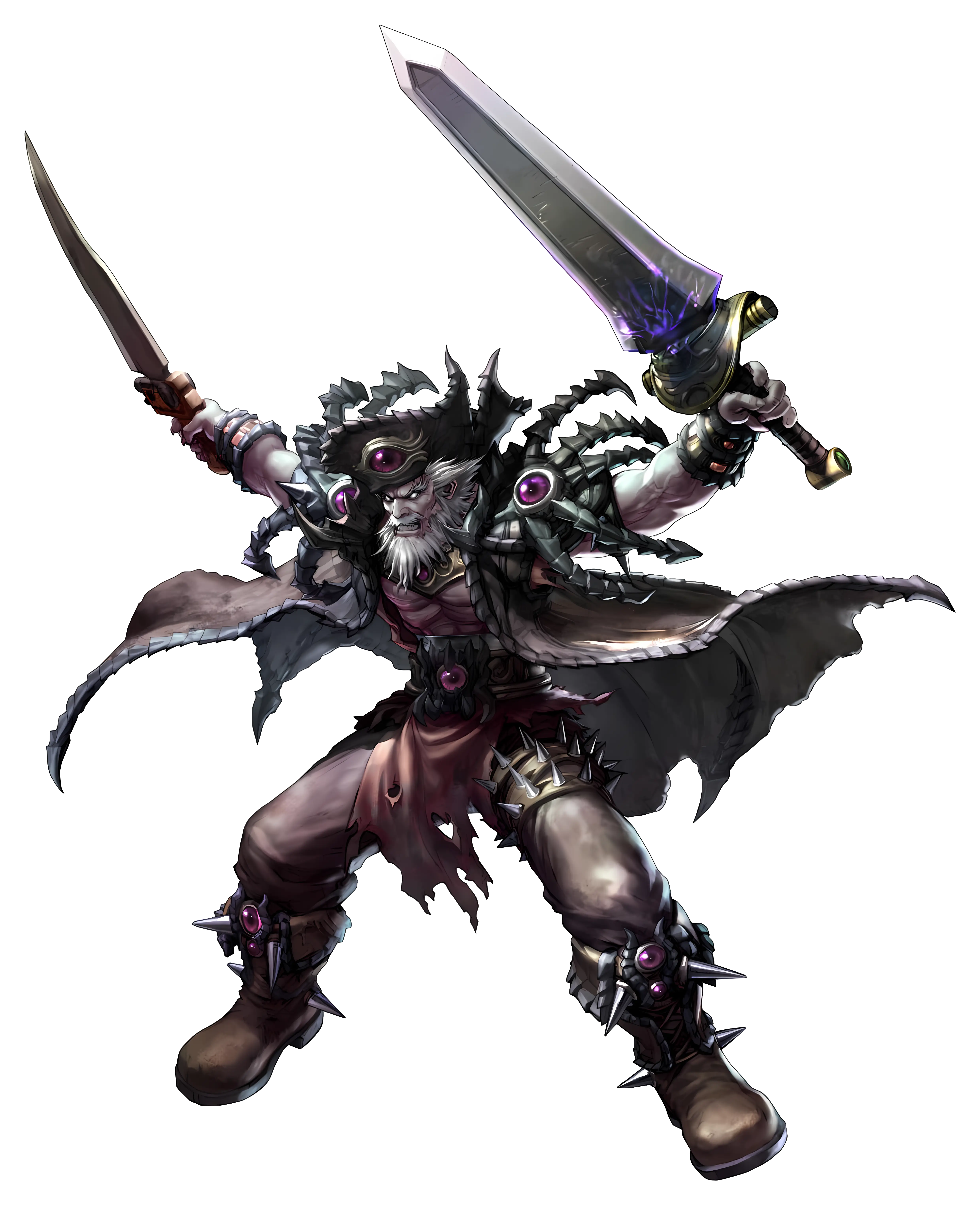 Warrior with Dual Swords