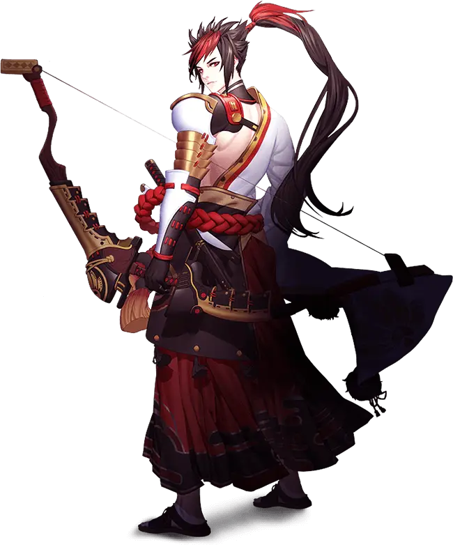 Detailed Archer Character Illustration