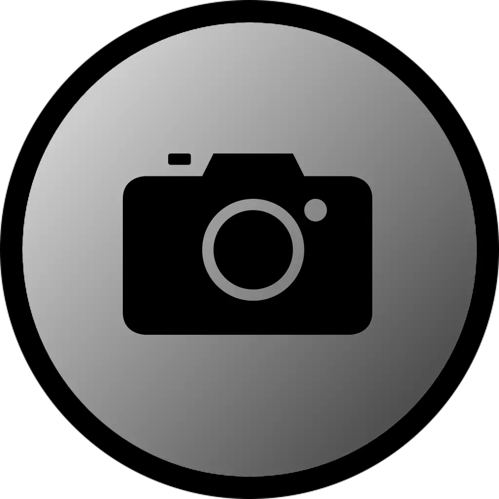 Black and Gray Camera Icon