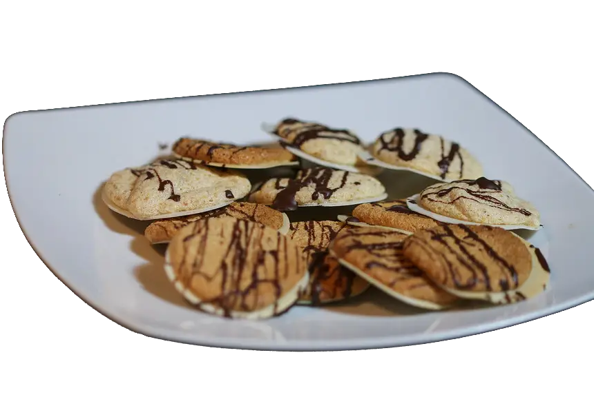 Delicious Pancakes with Chocolate Drizzle
