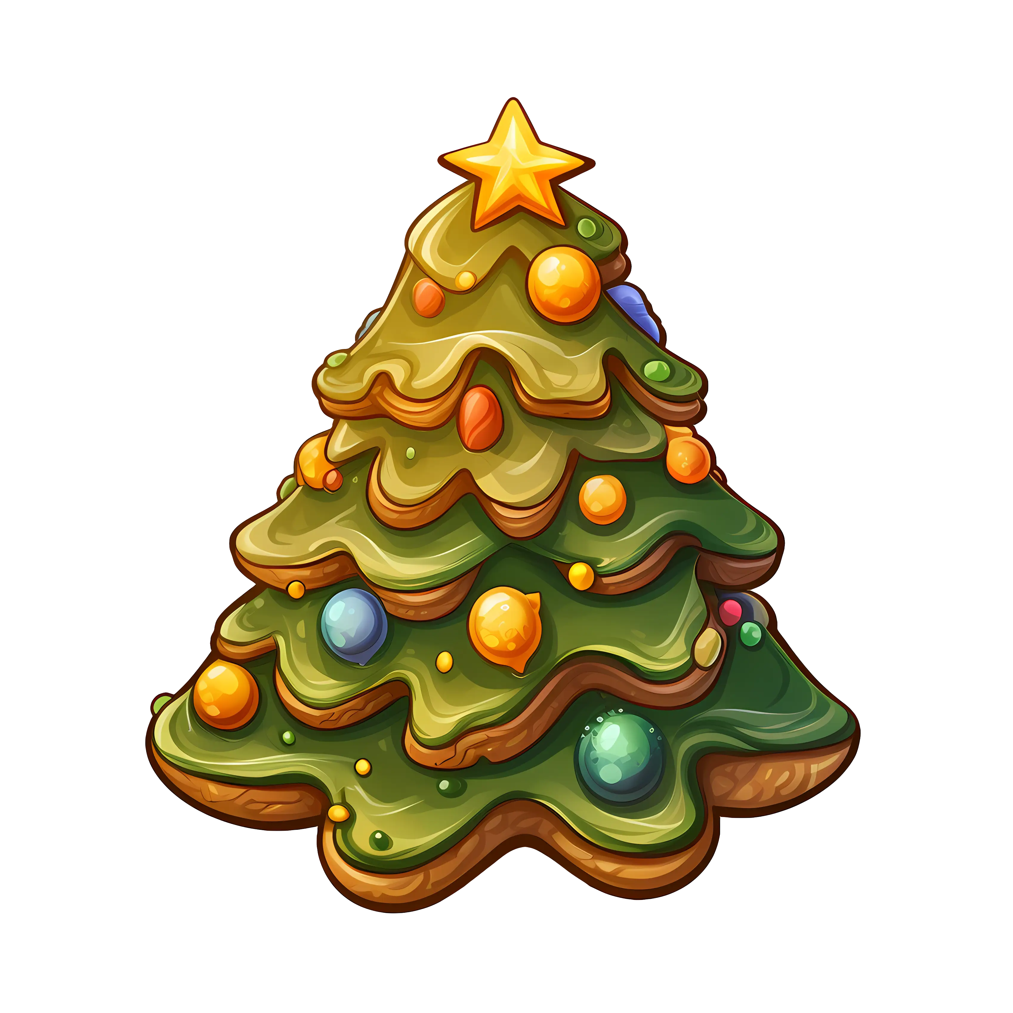Beautifully Decorated Christmas Tree