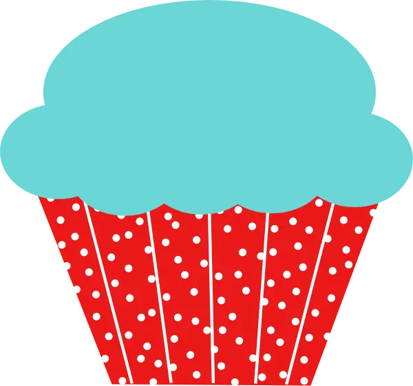 Decorative Cupcake Art with Blue Icing