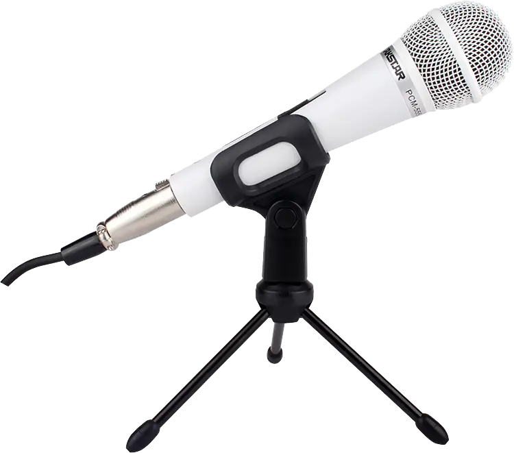 Microphone with Adjustable Stand