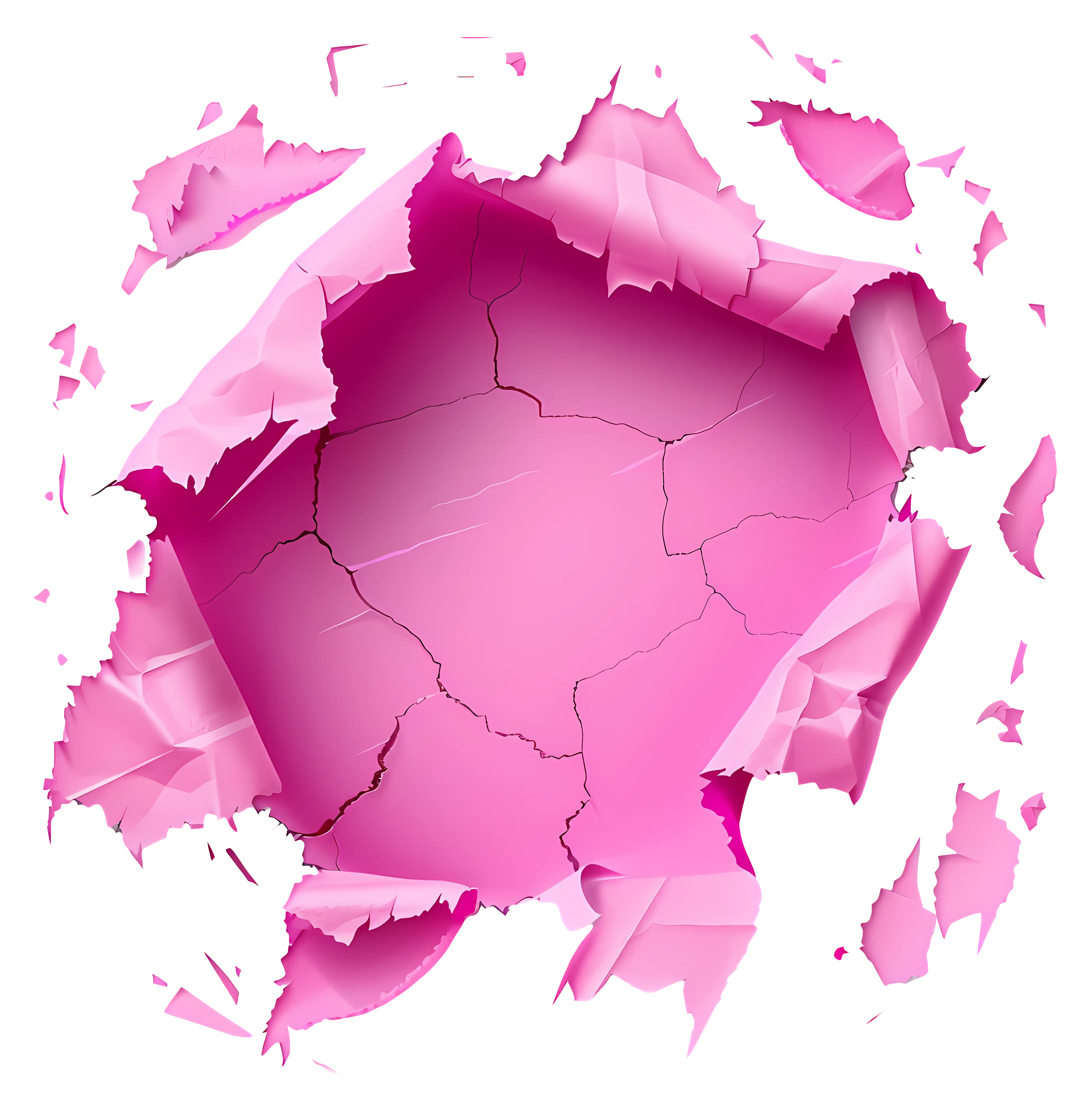 Torn Pink Paper Background