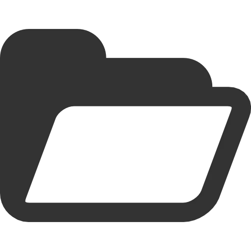 Black Folder Icon