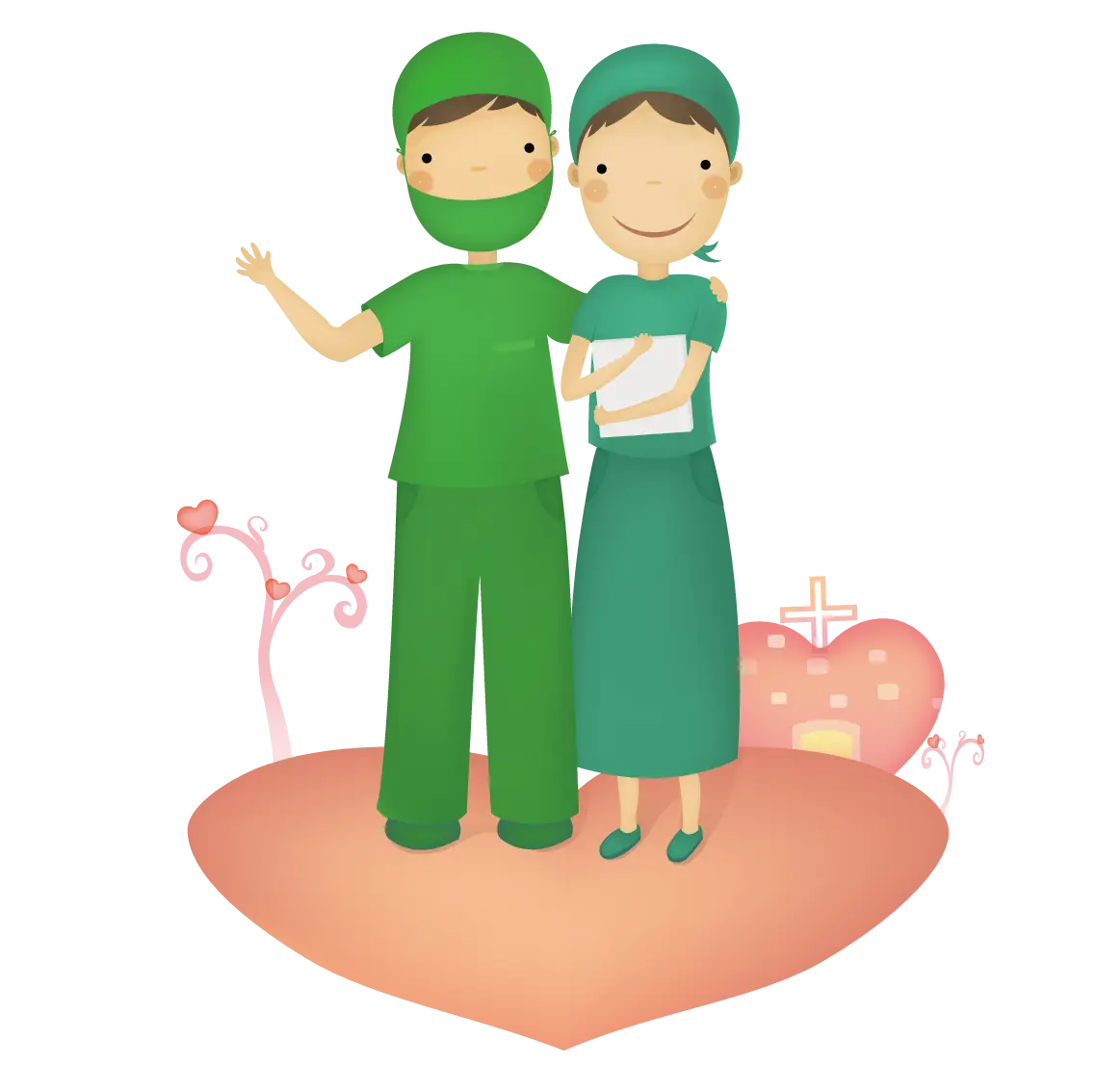 Surgeons Preparing for Surgery