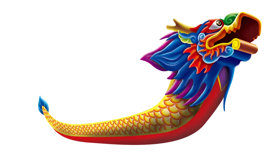 Colorful Dragon Boat Illustration for Festival