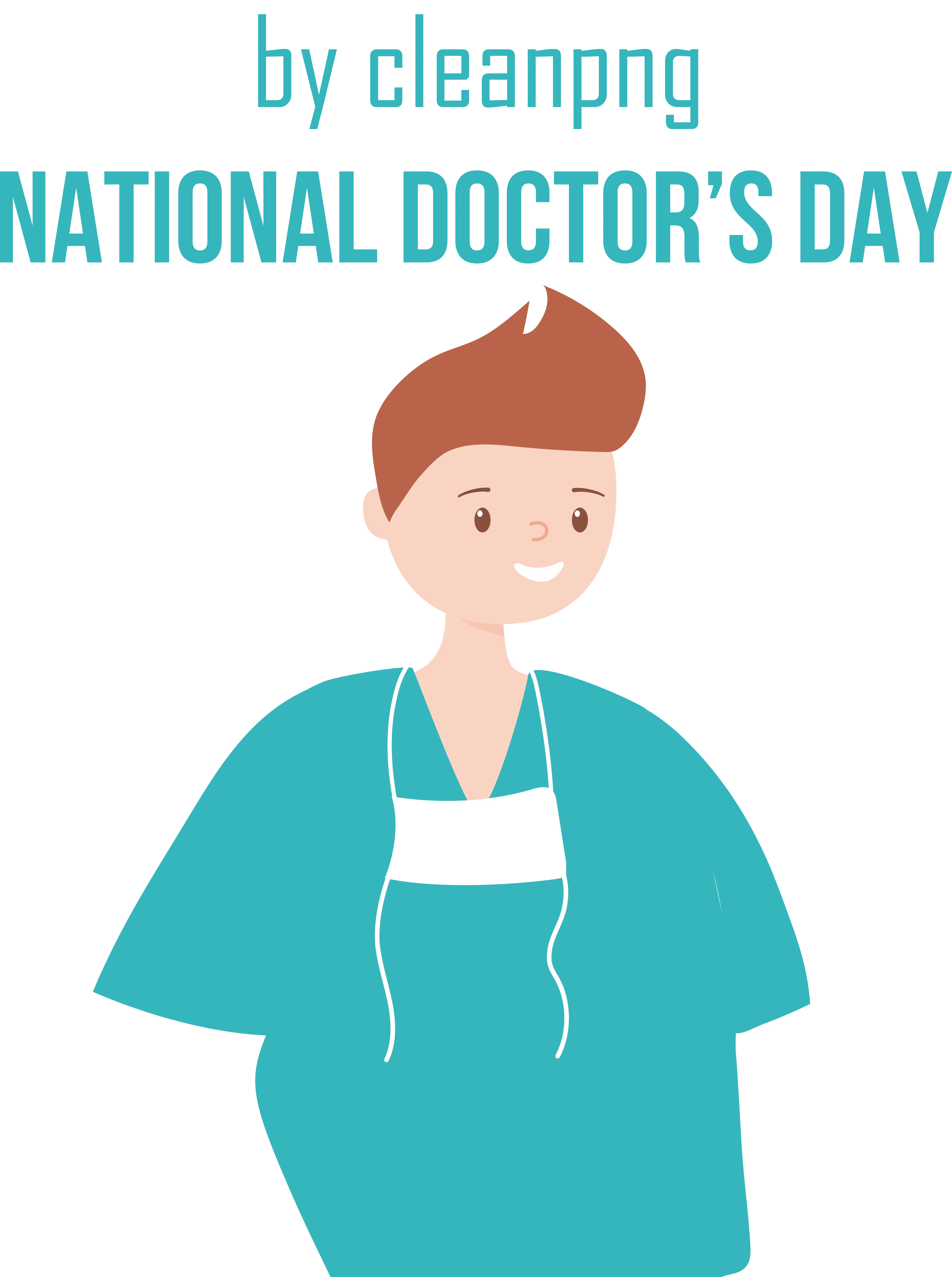 Smiling Doctor for National Doctor&#039;s Day