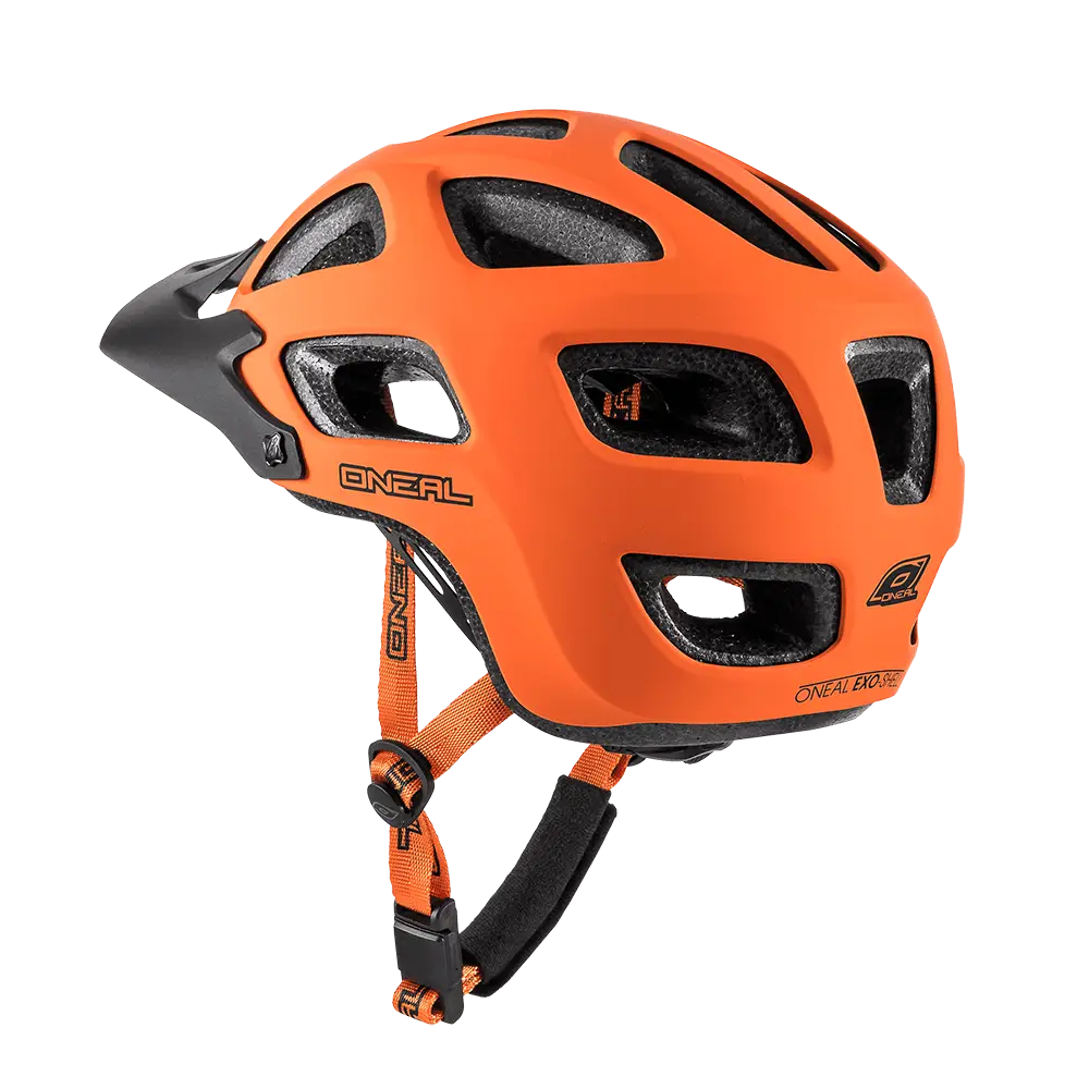 Bright Orange Helmet for Biking Protection