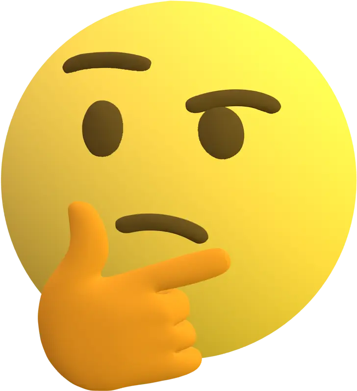 Thinking Emoji Illustration