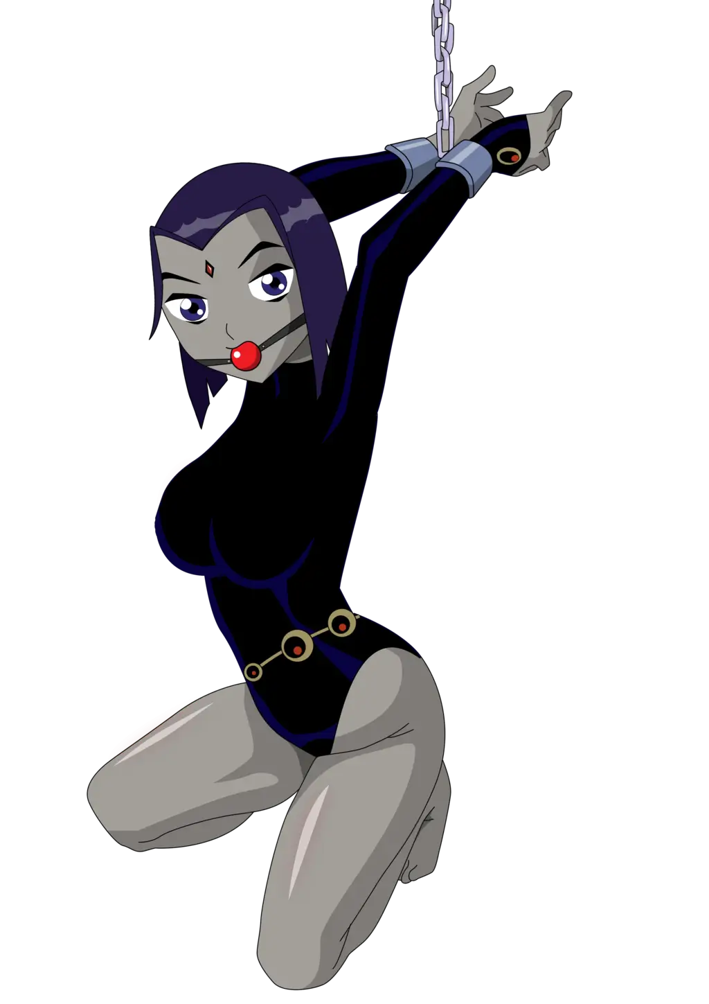 Animated Character in Black Suit