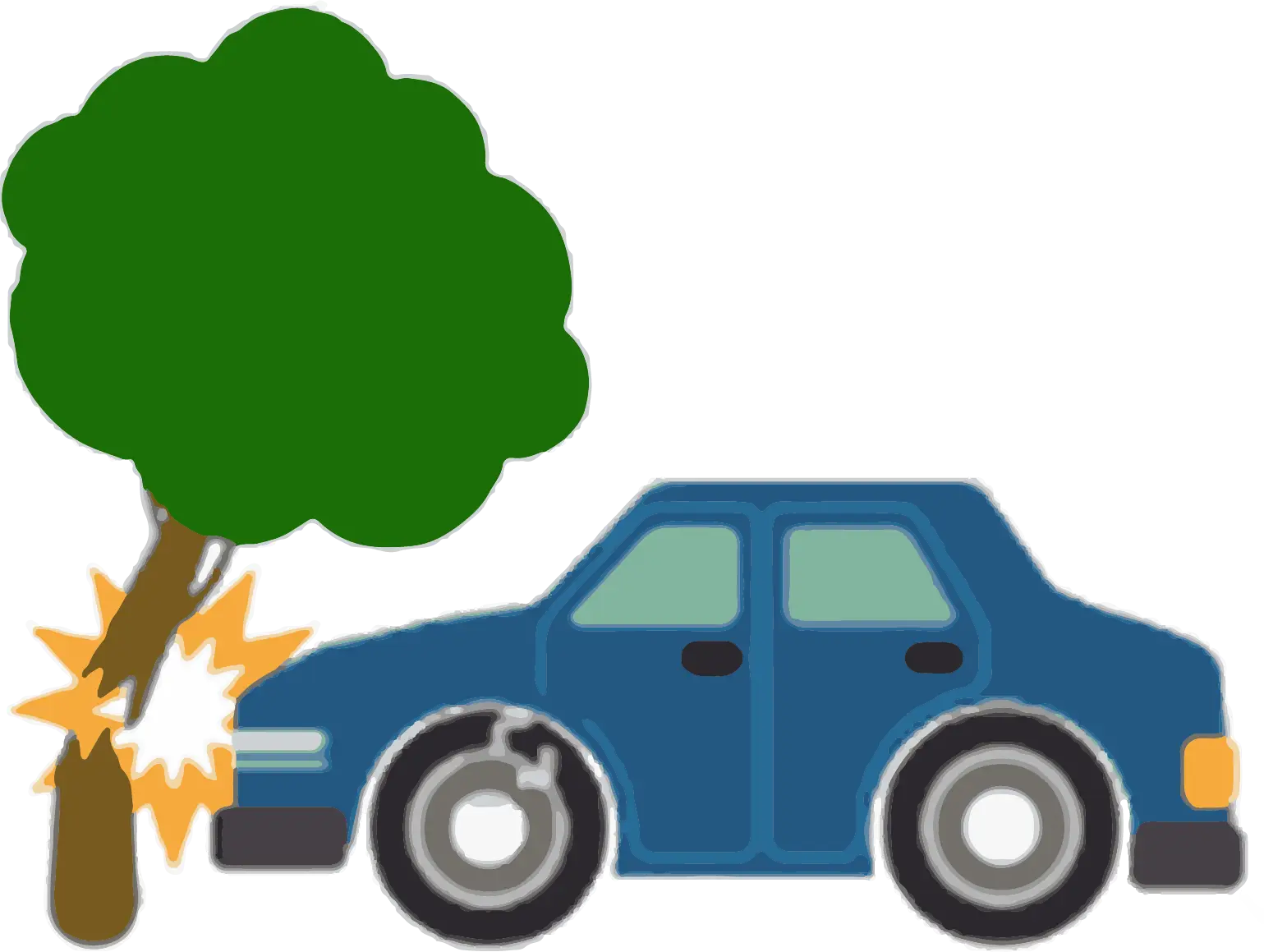 Car Crashing into Tree