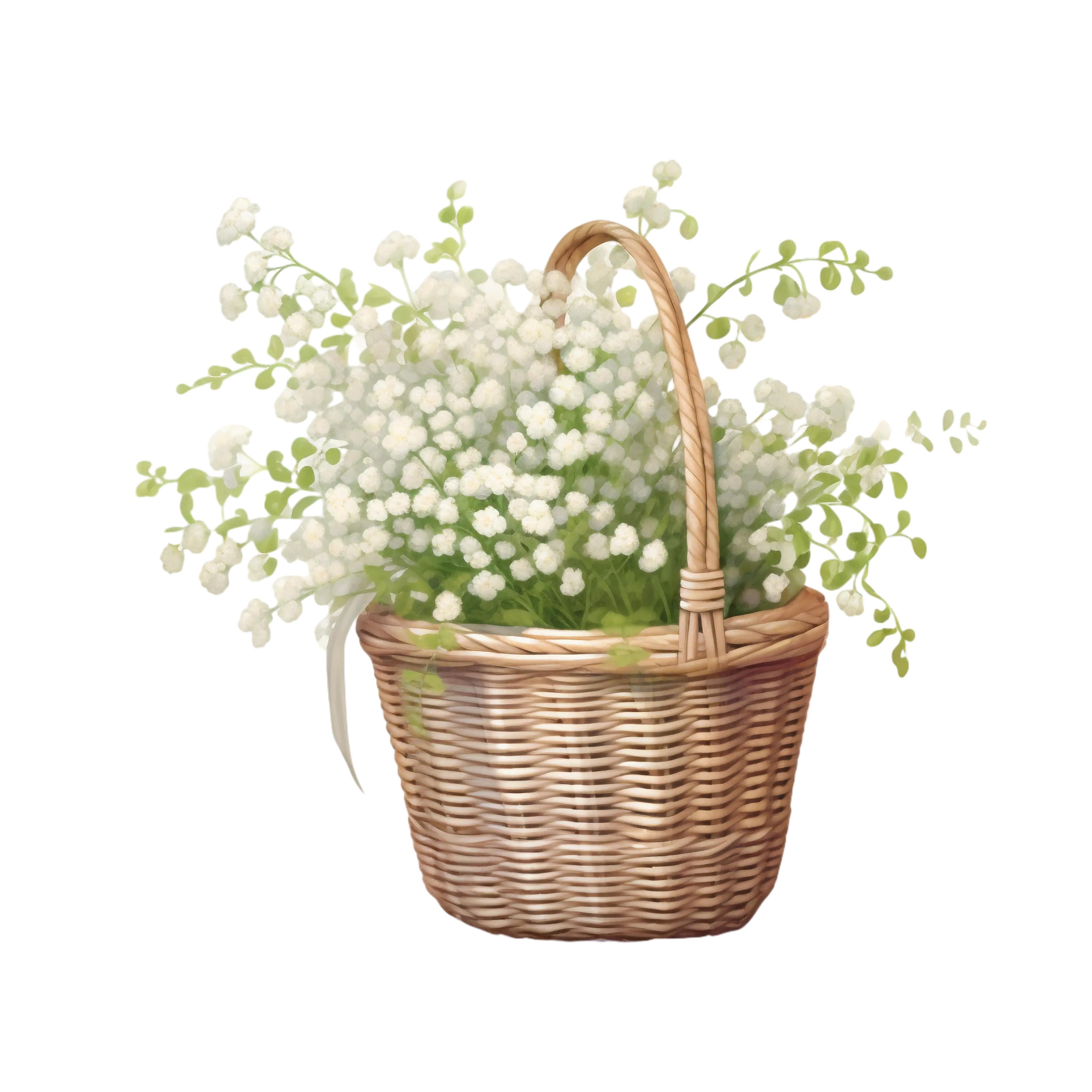 Beautiful Flower Basket Arrangement