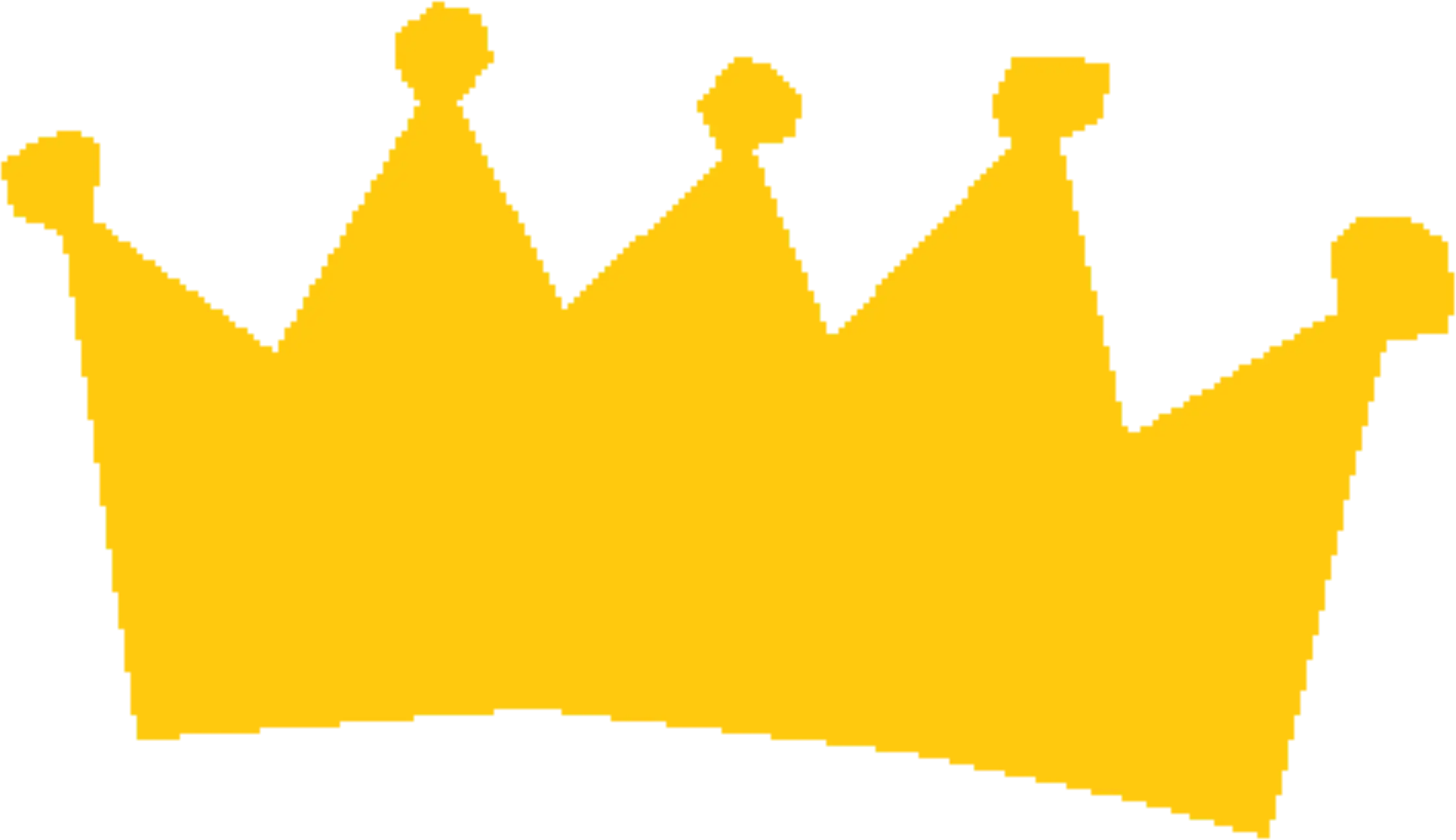 Yellow Crown Icon Representing Royalty