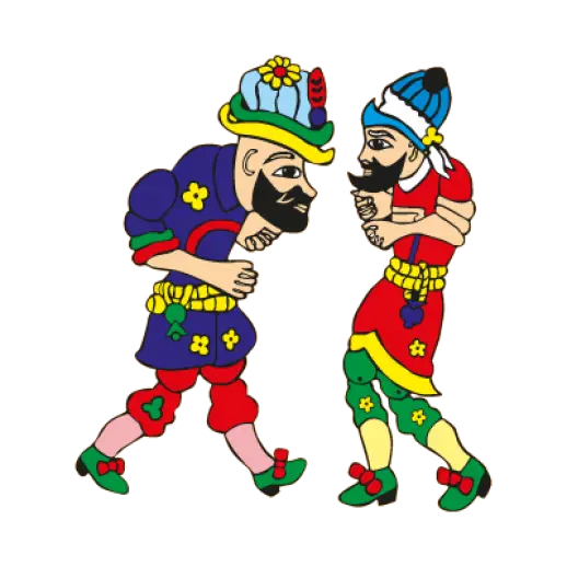 Colorful Traditional Shadow Puppets