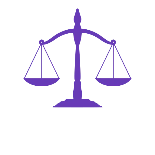 Purple Justice Scale Symbol