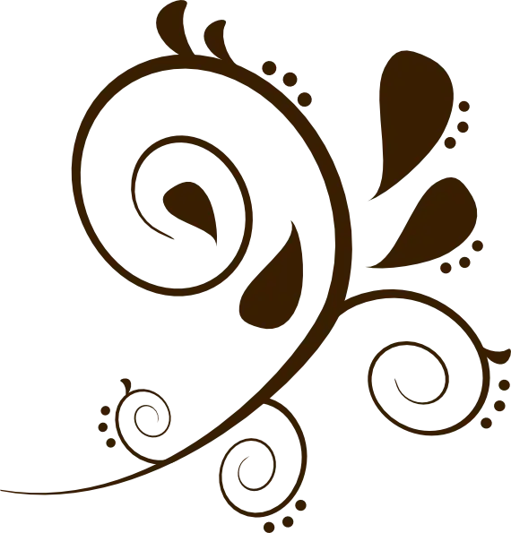 Stylized Decorative Flourish Design