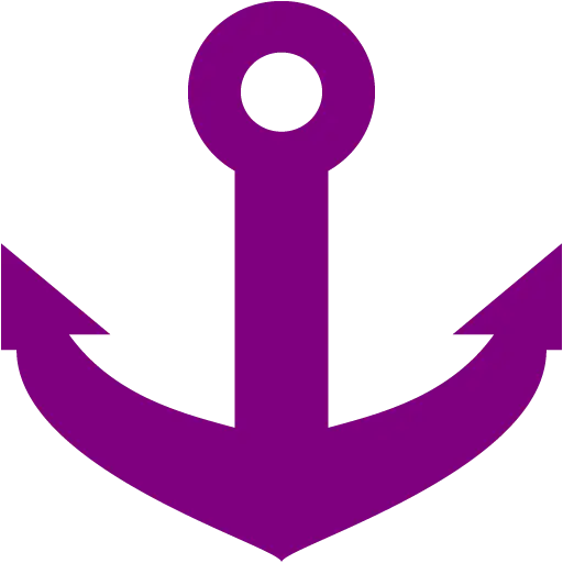 Purple Anchor Icon