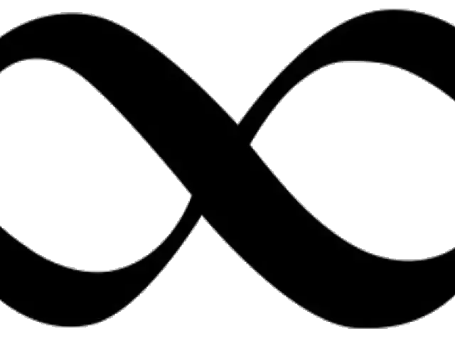 Black Infinity Symbol Design