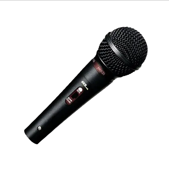 Black Microphone for Sound Recording