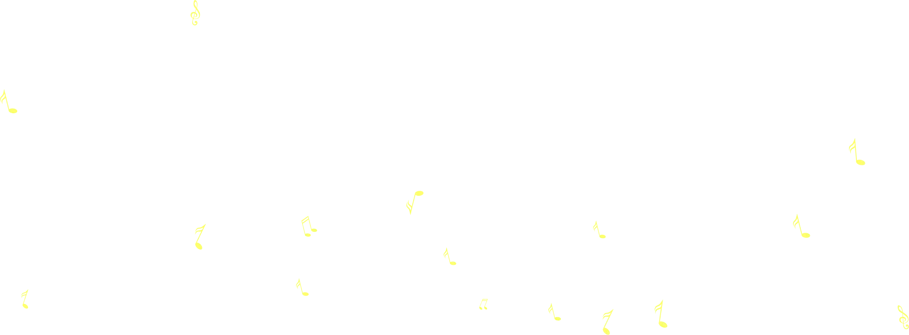 Yellow Star Particles on Transparent Background