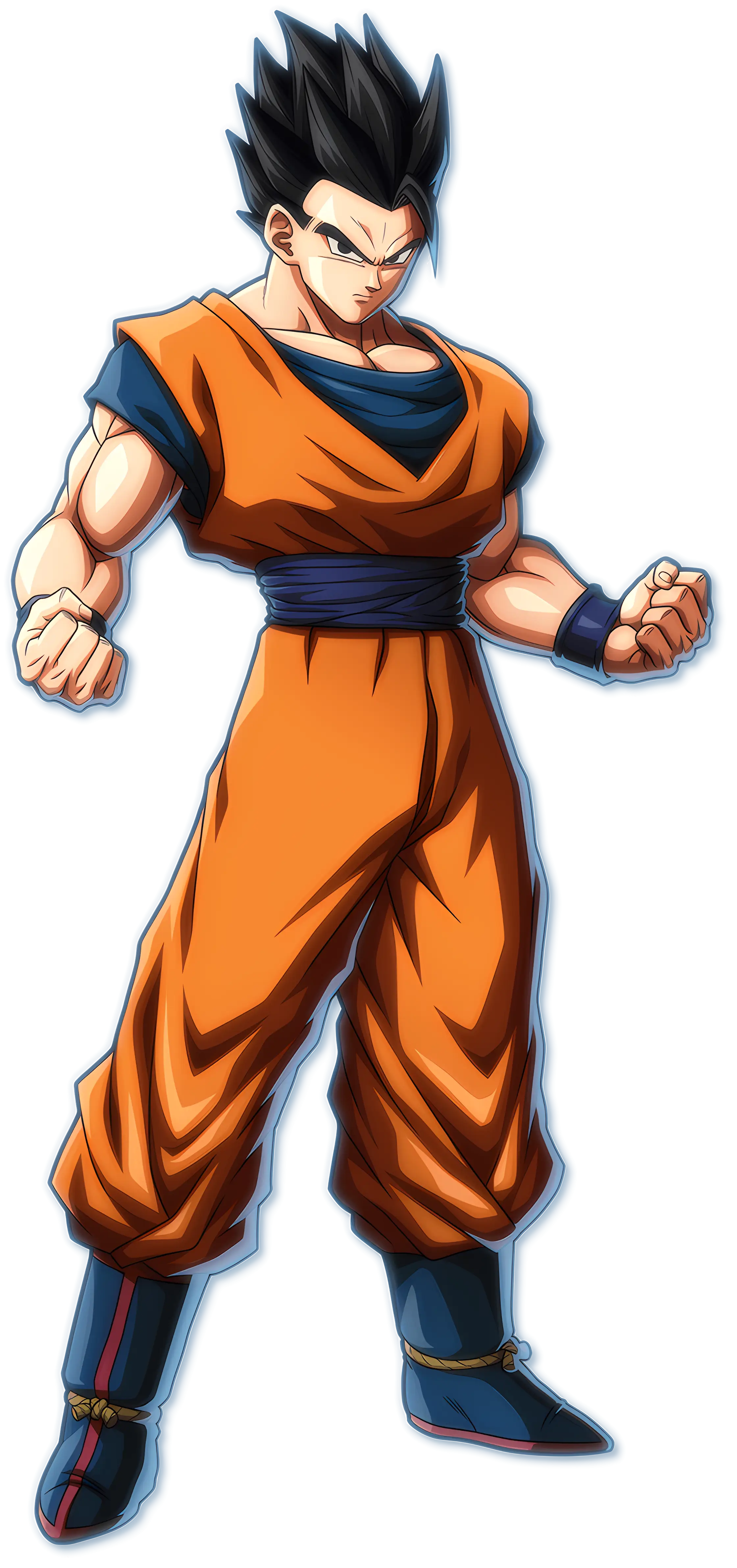 Anime Character in Orange Gi